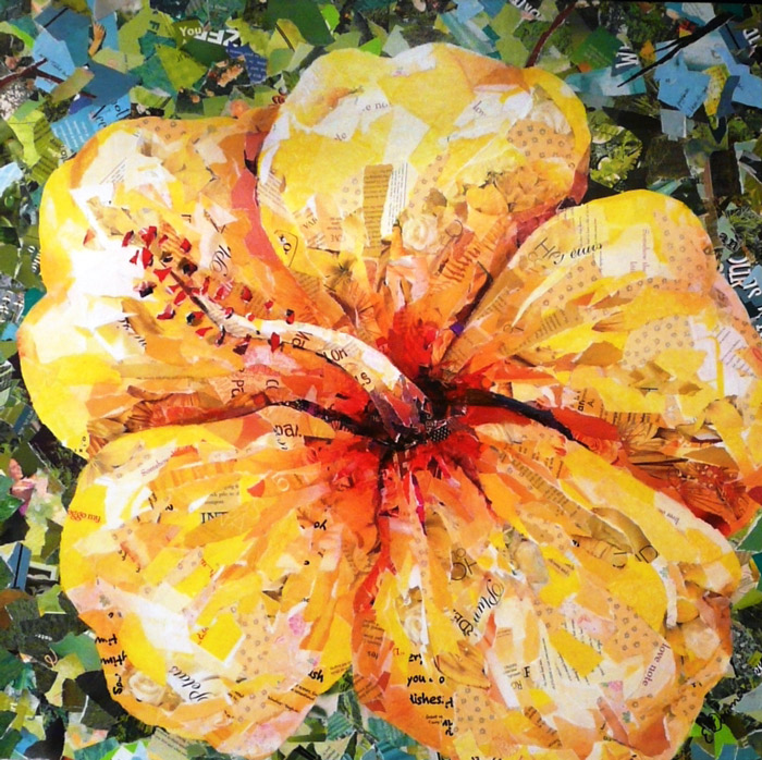 Yellow Hibiscus by Eileen Downes