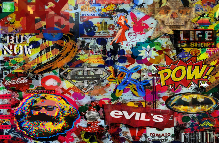 pop art collage