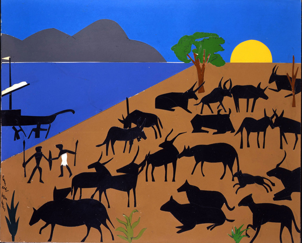 Cattle of the Sun God by Romare Bearden