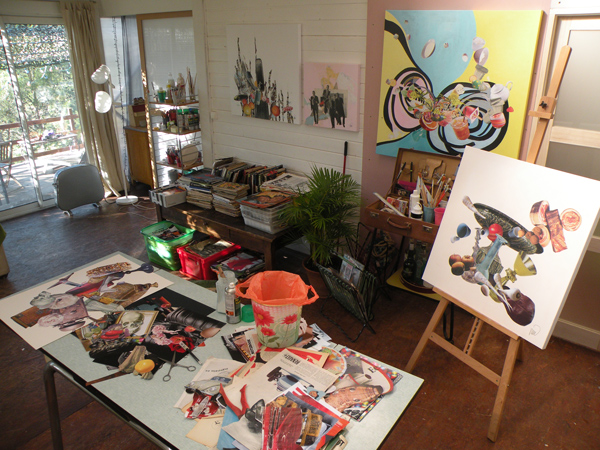 Marian Williams' studio