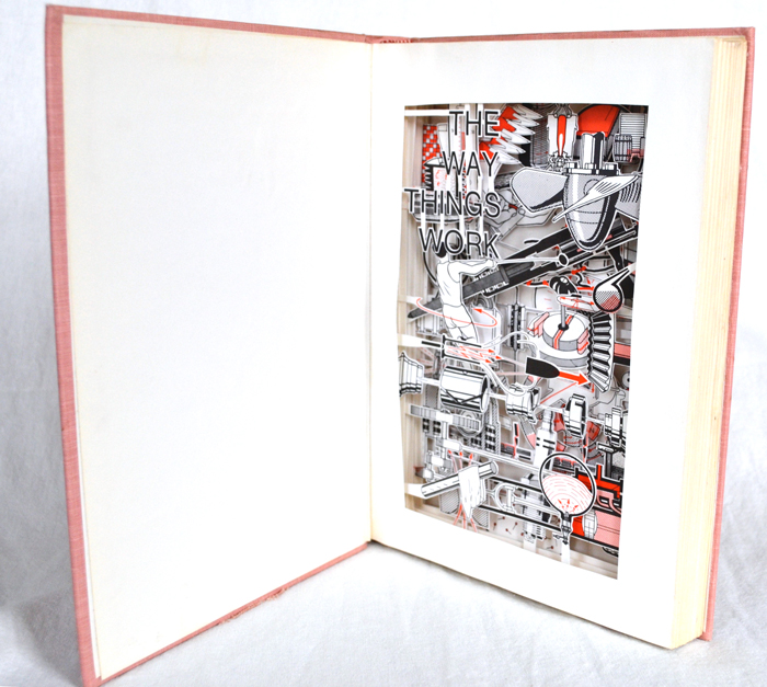 Art Installation from Cut Out Book Illustrations - Make