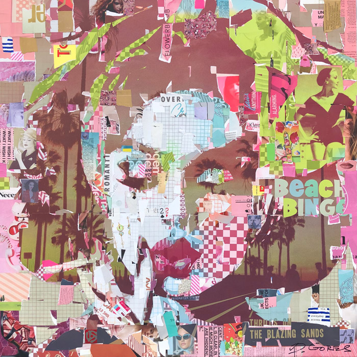 derek gores collage artist