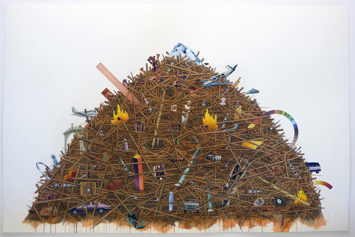 simon-hughes-enigma-of-the-woodpile-at-galerie-division